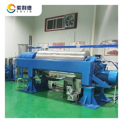 Extractor de azeite de oliva 5T/H Alimentado por 130kw Instalação e centrífuga de decantador de 3 fases