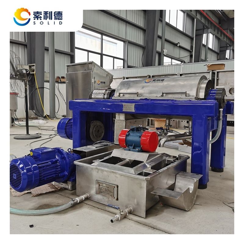 Centrifugadora de decantador de óleo de abacate extra virgem extra 500 kg/h para extração de óleo